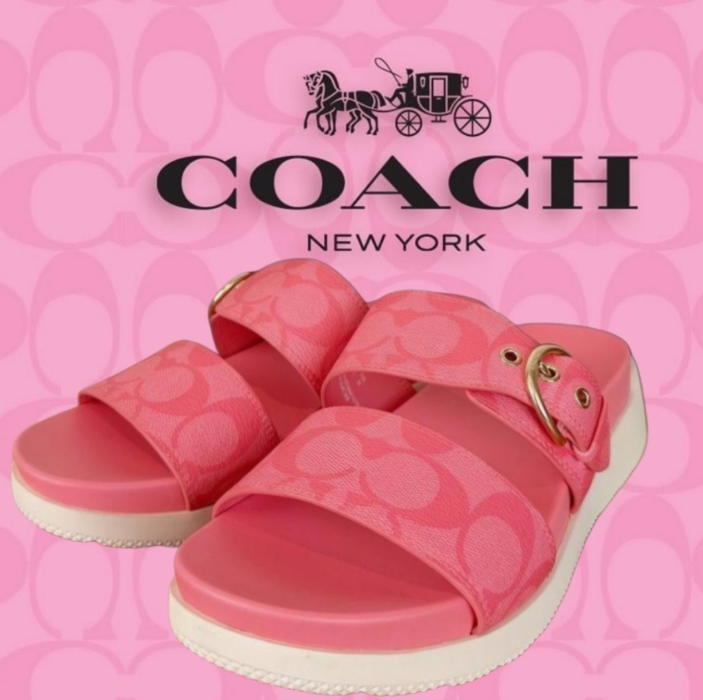 ⭐️⭐️⭐️⭐️⭐️ GENUINE COACH SANDALS 🆕️🔖